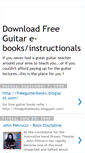 Mobile Screenshot of guitarfreebooks.blogspot.com