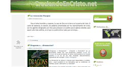 Desktop Screenshot of creciendoencristo-asd.blogspot.com