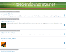 Tablet Screenshot of creciendoencristo-asd.blogspot.com