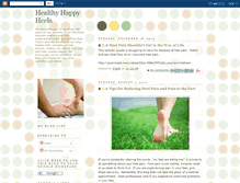 Tablet Screenshot of healthyhappyheels.blogspot.com