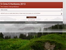Tablet Screenshot of 5cims5horitzons.blogspot.com