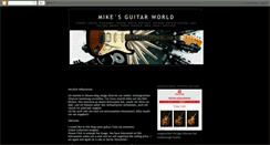 Desktop Screenshot of mikesguitarworld.blogspot.com