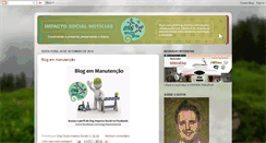 Desktop Screenshot of impactosocialnoticias.blogspot.com