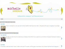 Tablet Screenshot of michellelennon.blogspot.com