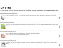 Tablet Screenshot of listosites.blogspot.com