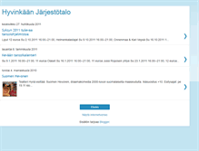 Tablet Screenshot of jarjestotalo.blogspot.com