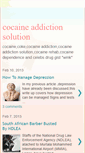 Mobile Screenshot of cocaineaddictionsolution.blogspot.com