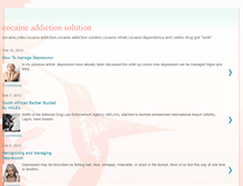 Tablet Screenshot of cocaineaddictionsolution.blogspot.com