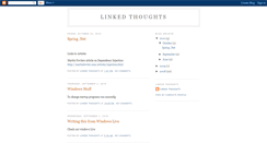 Desktop Screenshot of linkedthoughts.blogspot.com