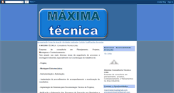 Desktop Screenshot of maximatecnica.blogspot.com