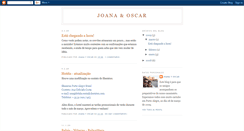 Desktop Screenshot of joanaoscar.blogspot.com