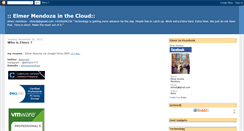 Desktop Screenshot of elmer-mendoza.blogspot.com