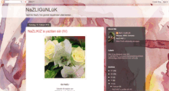 Desktop Screenshot of nazligunluk.blogspot.com