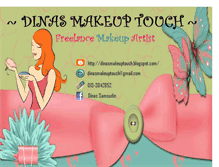 Tablet Screenshot of dinasmakeuptouch.blogspot.com