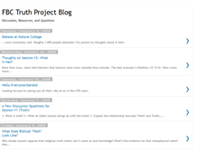 Tablet Screenshot of fbctruth.blogspot.com