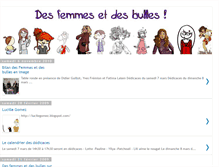 Tablet Screenshot of desfemmesetdesbulles.blogspot.com