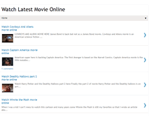 Tablet Screenshot of movieswatchers.blogspot.com