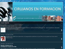 Tablet Screenshot of cirujanosenformacion.blogspot.com