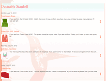 Tablet Screenshot of desirablestardoll.blogspot.com