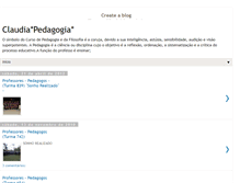Tablet Screenshot of claudiapedagogiaucb.blogspot.com