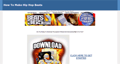 Desktop Screenshot of howtomake-hiphopbeats.blogspot.com