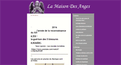 Desktop Screenshot of lamaisondesanges.blogspot.com