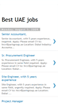 Mobile Screenshot of bestuaejobs.blogspot.com