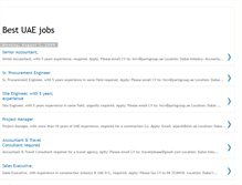 Tablet Screenshot of bestuaejobs.blogspot.com