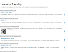 Tablet Screenshot of lancastertownship.blogspot.com