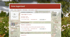 Desktop Screenshot of annetegemised.blogspot.com