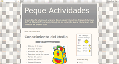 Desktop Screenshot of pequeactividades.blogspot.com