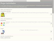 Tablet Screenshot of pequeactividades.blogspot.com