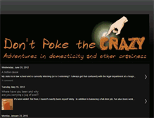 Tablet Screenshot of dontpokethecrazy.blogspot.com