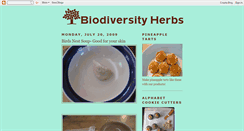 Desktop Screenshot of biodiversityherbs.blogspot.com