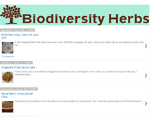 Tablet Screenshot of biodiversityherbs.blogspot.com