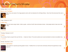 Tablet Screenshot of lifeasachildrensminister.blogspot.com