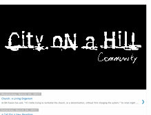 Tablet Screenshot of cityonahillcommunity.blogspot.com