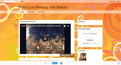 Desktop Screenshot of luvmakeupandbeauty.blogspot.com