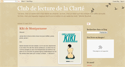 Desktop Screenshot of clubdelecturedelaclarte.blogspot.com