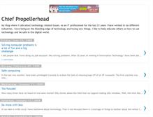 Tablet Screenshot of chiefpropellerhead.blogspot.com