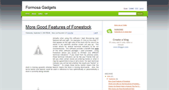 Desktop Screenshot of formosagadgets.blogspot.com