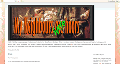 Desktop Screenshot of myneighboursarehoors.blogspot.com