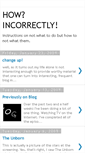 Mobile Screenshot of howincorrectly.blogspot.com
