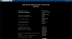 Desktop Screenshot of malditanostalgia.blogspot.com