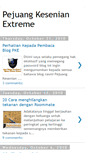 Mobile Screenshot of pejuang-kesenian-extreme.blogspot.com