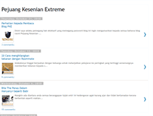 Tablet Screenshot of pejuang-kesenian-extreme.blogspot.com