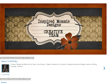 Tablet Screenshot of inspiredmommiedesignscreativeteam.blogspot.com