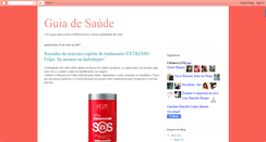 Desktop Screenshot of guiadesaude.blogspot.com