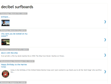 Tablet Screenshot of decibelsurfboards.blogspot.com