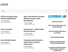 Tablet Screenshot of lovemoon-pad.blogspot.com